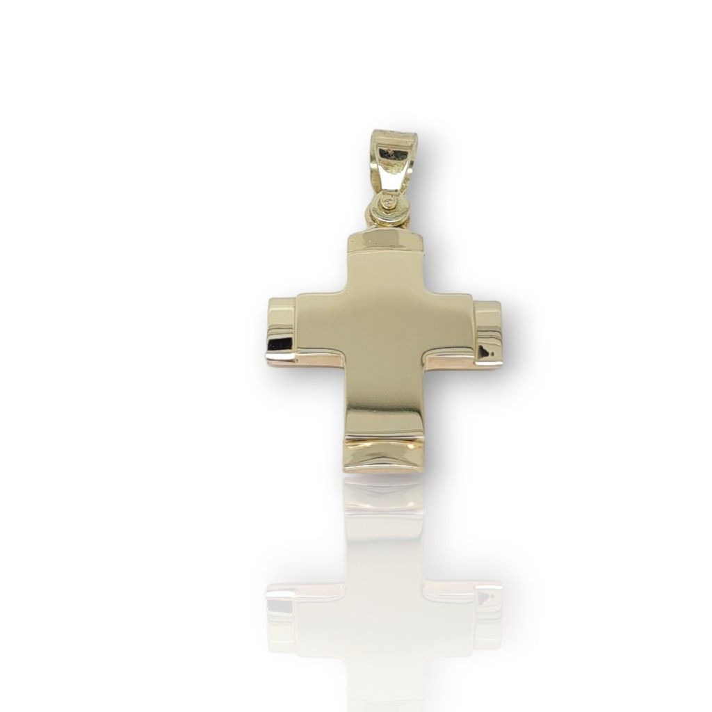 Croce in oro Giallo k14 (code H1882)
